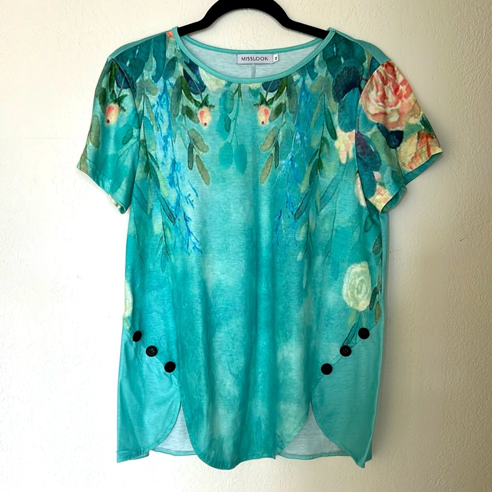 MISSLOOK cotton blend women’s shirt